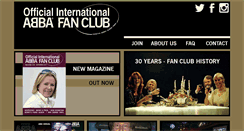 Desktop Screenshot of abbafanclub.com